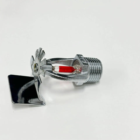 Premium Sidewall Fire Sprinkler Head 1 Inch DN25 Threaded 155F Automatic Heat Activation 2 Pack close-up image showing brass build and thermal fuse.