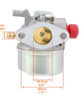Front view of Drop In Carburetor Replacement For Tecumseh OHV Series 5.5HP 6HP 6.5HP 4 Cycle Engines In Lawn Mowers And Go Karts 640004