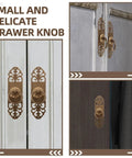 Vintage Brass Pull Handle 3cm by 12cm Cabinet Drawer Knob for Kitchen Wardrobe Door Furniture Replacement Hardware, Classic Retro Style, Easy Install Now