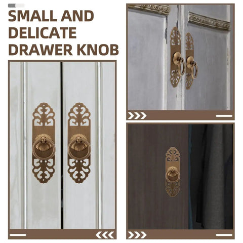 Vintage Brass Pull Handle 3cm by 12cm Cabinet Drawer Knob for Kitchen Wardrobe Door Furniture Replacement Hardware, Classic Retro Style, Easy Install Now