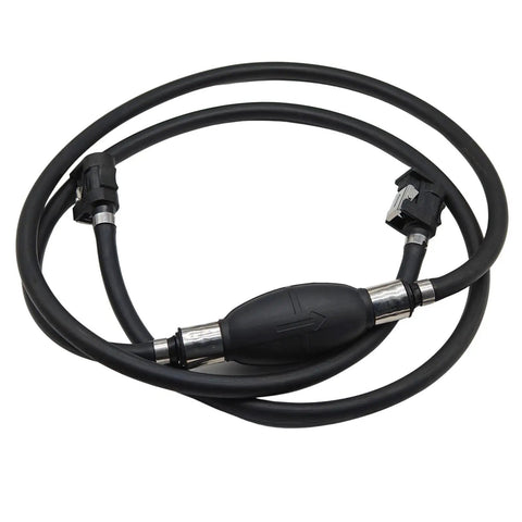 Outboard Fuel Line Hose 8Mm With Quick Connectors And Primer Bulb For Yamaha Outboard Motor 6.5 Ft Replacement 6Y1-24306-55