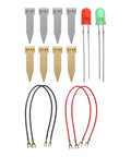 Fruit Battery Science Kit 2 Pack With RGB LED DIY Electricity Experiments Using Orange Potato And Lemon components