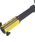 Heavy Duty 1200W Magnetic Induction Heater With Ten Solid Brass Coils To Knock Loose Gnarly Rusted Seized Fasteners Auto Shop Gear Pulley Bearing Tool US Plug handheld device with yellow warning labels.