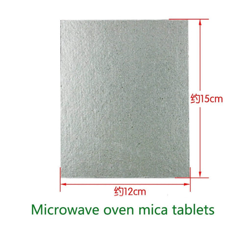 5 Pack Microwave Mica Sheets Thickened Heat Insulation Boards 12 X 15 Cm Protect Your Microwave Magnetron Visible dimensions
