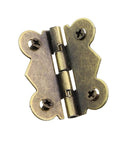 Butterfly Hinge Set 30 Pieces 30x25mm Bronze Iron Vintage Style Hardware For Jewelry Boxes Small Cabinets And Drawers With Screws
