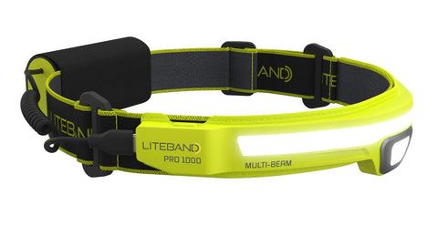 Liteband PRO Multi Beam Headlamp 750 Lumens With 35 LEDs Yellow Light for Durable Work and Outdoor Adventures
