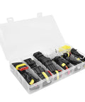 192 Piece Wire Connector Plug Kit With Silicone Plugs DIY Friendly Automotive Electrical Terminals Assortment in storage case