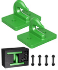 Three Eighths Inch Tractor Bucket Grab Hook Set With Backer Plate, Grade 70 Forged Steel Bolt On Hooks, heavy duty tow hook