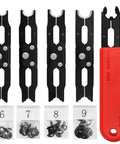 Pro Grade E Clip Snap Ring Kit With Removal And Installation Tool Four Size Set 6 mm 7 mm 8 mm 9 mm Includes 40 Retaining Rings