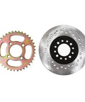 32 Inch Rear Axle Kit With Brake Assembly And Sprocket Hub Replacement For Go Karts ATVs Quad Bikes And Drift Trikes, Heavy Duty