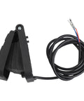 Smooth Ride Hall Effect Accelerator Pedal For Kids Electric Cars with black housing and attached wires for throttle use.