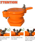 Two Pack Nylon Honey Gate Valves For Five Gallon Buckets Heavy Duty Food Grade Tap For Honey Extraction Equipment Fits Honey Extractor With Stainless Steel Wing Nuts Yellow with assembly instructions