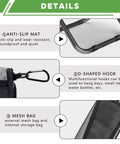 Ultralight Collapsible Stool For Camping And Travel Grab And Go Portable Chair Handbag Style Pocket Foldable Seat details