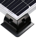 No Drill Corner Bracket Roof Mount for Solar Panels on RVs and Boats, Easy Clamp Style Mount for Aluminum Framed Panels, UV Resistant ABS