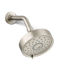 Purist Three Function Shower Head With Full Coverage Massage And Silk Spray, High Pressure 1.75 Gpm, Vibrant Brushed Nickel Finish