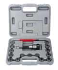 Open case of R8 Taper ER32 Collet Set Kit With 12 Collets, Collet Holder Chuck, Top-Notch Precision 0.0004 Inch Accuracy shown inside.
