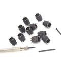 13 Piece Spot Weld Cutter Set 3 Eighth Inch Double Sided Welding Tool Kit For Electric Drill With Lubricant For Thin Metal Sheets