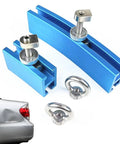 Car Dent Puller Kit Aluminum Alloy For Sheet Metal Repair, Easy Operation, Lightweight Yet Durable Repair Tool For Minor Car Dings, Reusable Auto Body Repair Set blue aluminum clamps with bolts and eye hooks
