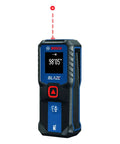 Blaze 65ft Laser Distance Measure With Real Time Measuring Easy One Button Operation Handy Pocket Tool showing display and laser