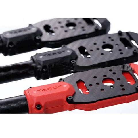 Close-up of 680Pro Six Axis Folding Hexacopter Frame Kit 695mm Wheelbase with carbon fiber connectors