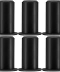 Six Pack Starlink Cable Wall Grommets Rock Solid 3/4 Inch Silicone Bushing Kit showcasing black silicone grommets for cable routing.