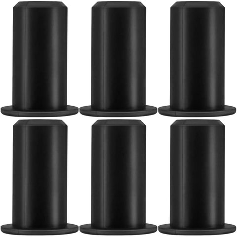 Six Pack Starlink Cable Wall Grommets Rock Solid 3/4 Inch Silicone Bushing Kit showcasing black silicone grommets for cable routing.