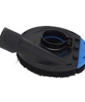 Badass Angle Grinder Dust Collecting Guard For 100Mm And 115Mm Small Grinders With Osha Compliant Triple Layer Concrete Filtering and Reinforced Abs Protective Shield Cover, brush attachment.