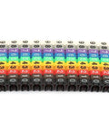 Clip On Wire Markers Set Colorful Cable Number Labels for Easy Color Coded Wiring Tube Cable Markers