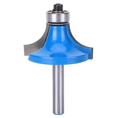 Heavy Duty 1/4 Inch Shank Round Over Router Bit For MDF And Solid Wood With YG8 Alloy Cutter to trim edges and create smooth curves.