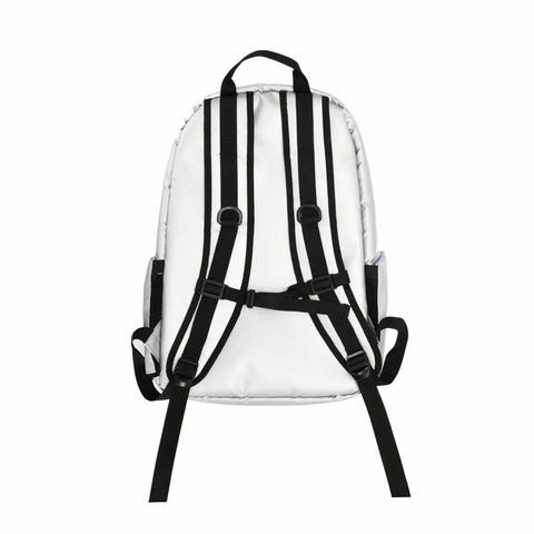 Back view of Fireproof Bug Out Backpack For Docs And Tech, 20L Water-Resistant Go Bag, UL 94 V-0 NFPA 701 Certified straps.