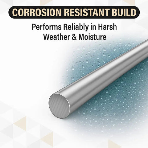 Sturdy 12mm Stainless Steel Round Bar Rod Grade 304 for DIY projects, showing corrosion resistance and durability.