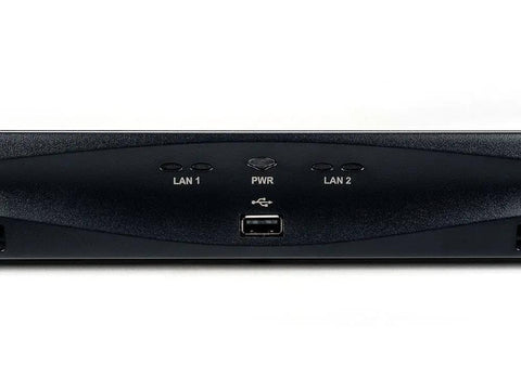 Avocent Mergepoint Unity Kvm Over Ip And Serial Console Switch With 32 Ports and 8 Digital Kvm Paths control panel with LAN and USB ports.
