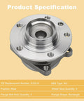 Jeep Cherokee And Chrysler 200 Rear Wheel Hub Bearing Assembly Pair 512514 2WD Ready To Roll direct replacement