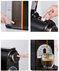 Capsule Coffee Machine For Home And Office Boss Level Espresso Maker With 500ml Water Tank 960W Fast Brew Compact Mini Auto Delivers