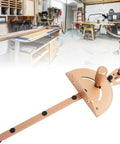 Adjustable Aluminum Miter Gauge Featuring Rock Solid Angle Lock And Smooth As Butter Gliding Track For Table Saw And Router Tasks Built Tough For Dead Nuts Accuracy Daily in workshop setting.