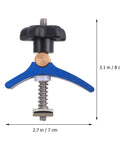 Pro-Grade T-Track Clamp Quick-Act Hold-Down For Woodworking And Carpentry, Adjustable Jig Fixture, 3.1 x 2.7 in, front view
