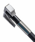 Close-up of the head of Compact Camping Axe For Survival And Bushcraft With A 3.1 Inch Stainless Steel Blade Lightweight Hatchet Hammer Tool
