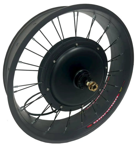 Beast Mode Fat Tire Electric Bike Kit 48-72V 2000W Front Hub Motor With 135mm Dropout