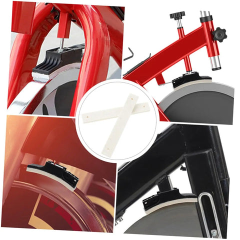 Four Piece Fitness Bike Brake Pad Set for Exercise Bike Replacement Braking Pads Easy Install Quick Release Braking Blocks