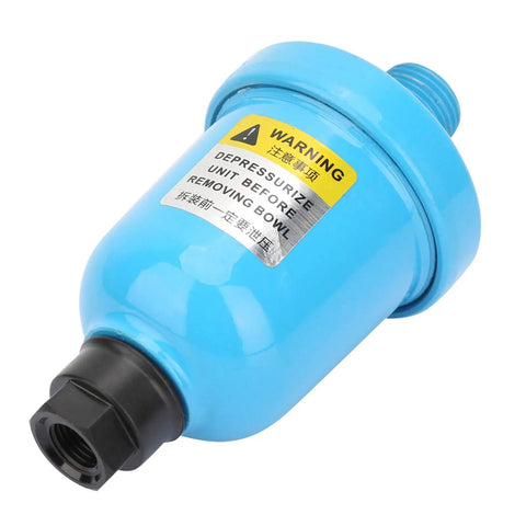 Automatic Air Compressor Drain Valve G1/2 Inlet 1.0 MPa Die Cast Aluminum Auto Drainer Corrosion Resistant Water Separator