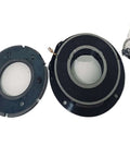 Compact Dry Single Plate Electromagnetic Brake DC24V 0.5 Kg 5 Nm Torque Easy Install And Rock Solid Durability For Smooth Transmission Reliable Industrial Brake Component FBD-0.6, side view with mounting hardware