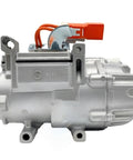 Direct Bolt On Electric AC Compressor Replacement For Tesla Model S ES34C 6007380-00-D OEM Fit vehicle climate control motor side view.
