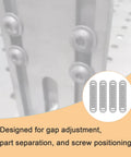 M3x5mm Steel Shim Washer Set, 48Pcs Ultra Thin Spacers For Electronics And Mini Models, shown for gap adjustment use