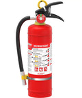 Front view of ABC Dry Chemical Fire Extinguisher 5 Lb For Home Office And Car 2-A:10-B:C Rated Quick Release Easy Grip Handle