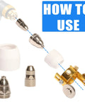 Pro Grade P80 Plasma Cutter Consumables Bundle With 80Amp Torch Electrodes And 1.5mm Nozzles Tips Kit For CUT-70 And CUT-80 use guide
