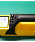 Heavy Duty Stud Finder Wall Scanner Delivers Boss Level Accuracy Pipe And Cable Detector Plus Concrete Thickness Measurer showing controls and LCD.