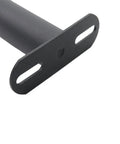 Close-up of Beefy Iron Adjustable Bed Support Legs 4 Pack With Rock Solid Flex Setup and Non Slip Nylon Base, showcasing iron leg mount detail.