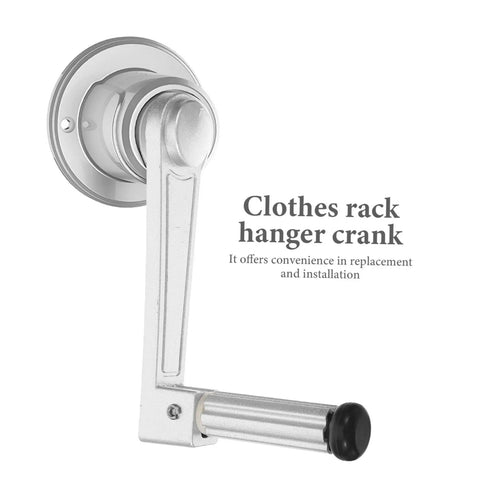 Heavy Duty Metal Crank For Clothes Drying Rack Handle Balcony Laundry Lift Pulley System Dead Simple Setup That Runs Like A Charm And Gives You More Free Time To Kick Back With Friends On The Porch
