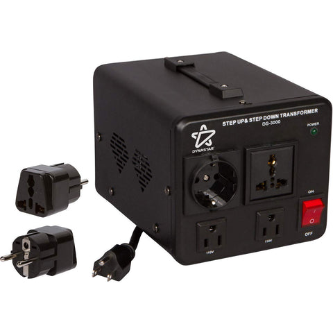 Heavy Duty Voltage Converter Transformer 110 120 To 220 240 Volts 3000W With Lifetime Coil Fuse Protected 5 Year Warranty