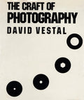 Cover of 'The Craft of Photography' by David Vestal with abstract black circles and text on a white background.